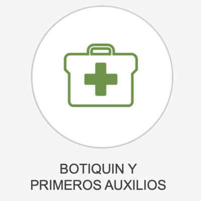 BOTIQUIN Y PRIMEROS AUXILIOS